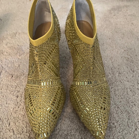 GOLD  MESH BOOTIES - Picture 2 of 6